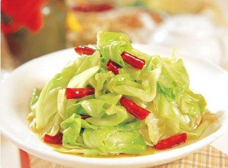 牛心菜凉拌炝炒味道好